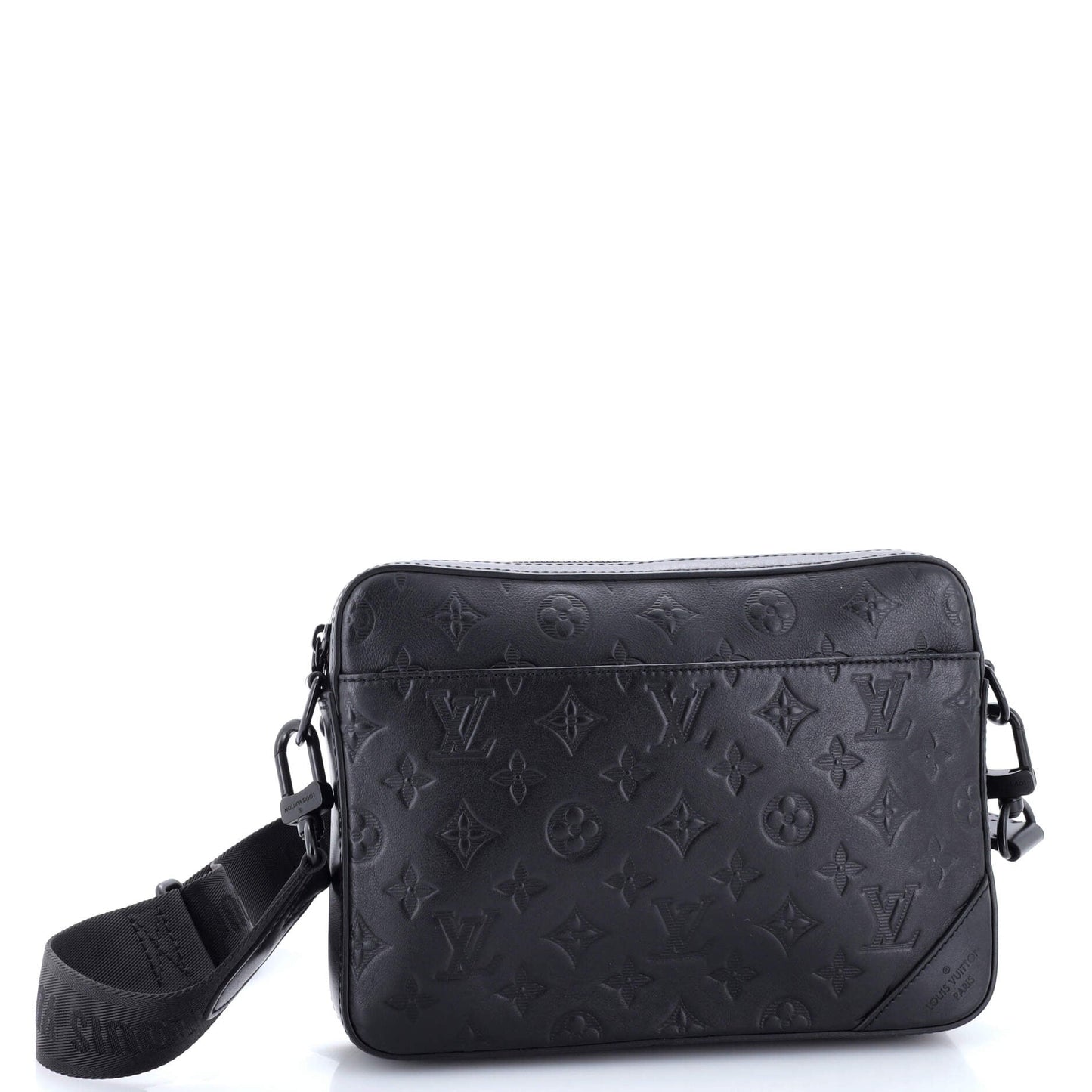 Louis Vuitton Duo Messenger Bag Monogram Shadow Leather for Women – Luxury Designer Bag USA