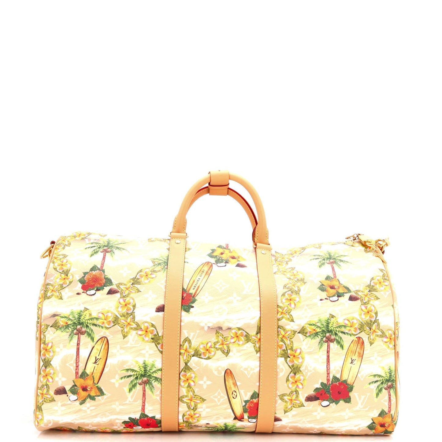 Louis Vuitton Keepall Bandouliere Bag Pharrell Williams Monogram Surfin' Coated Canvas 50