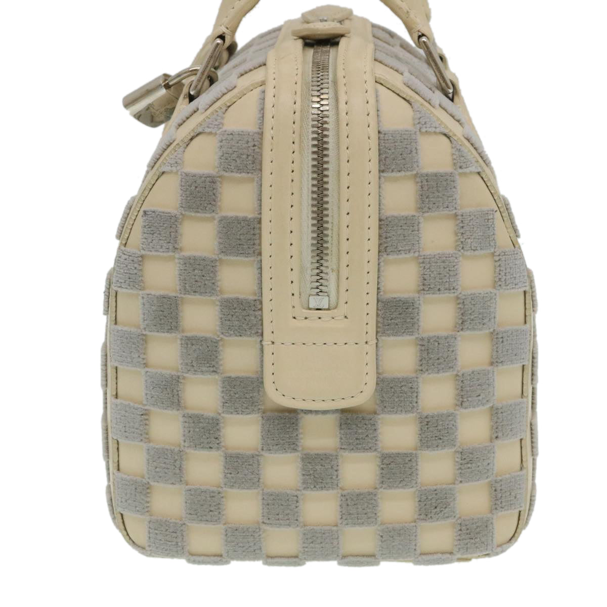 LOUIS VUITTON Damier Cubic Speedy Cube PM Hand Bag White M48909 LV  29243A