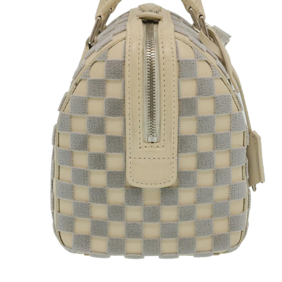 LOUIS VUITTON Damier Cubic Speedy Cube PM Hand Bag White M48909 LV  29243A