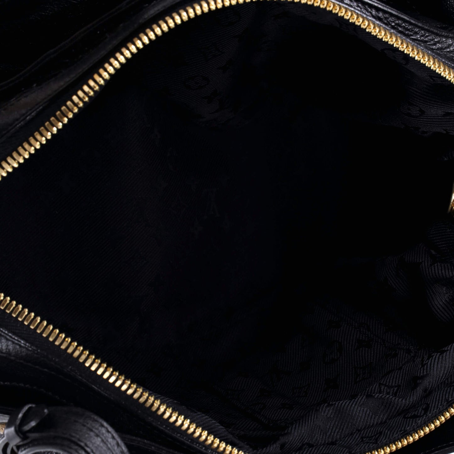 Louis Vuitton Riveting Handbag Studded Lambskin