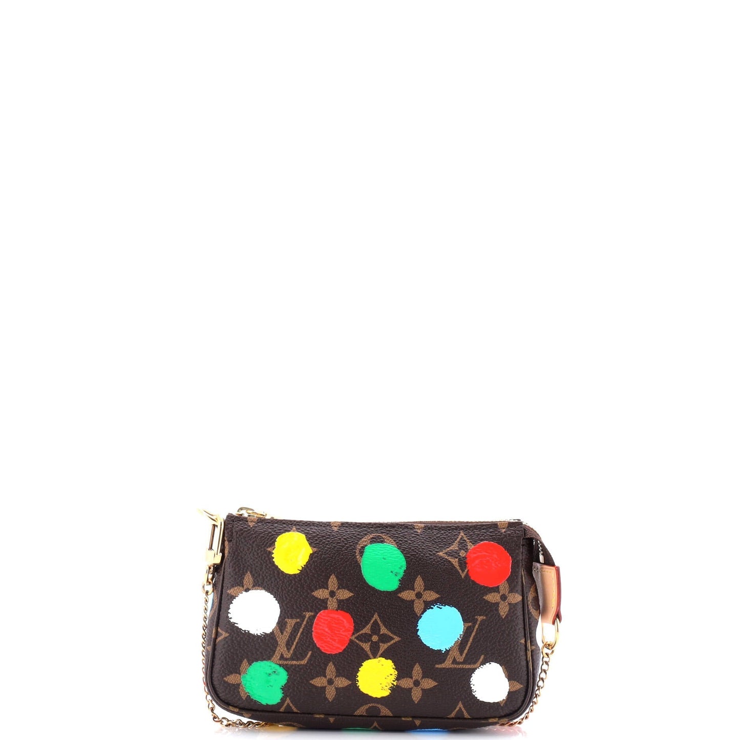 Louis Vuitton Pochette Accessoires Yayoi Kusama Painted Dots Monogram Canvas Mini