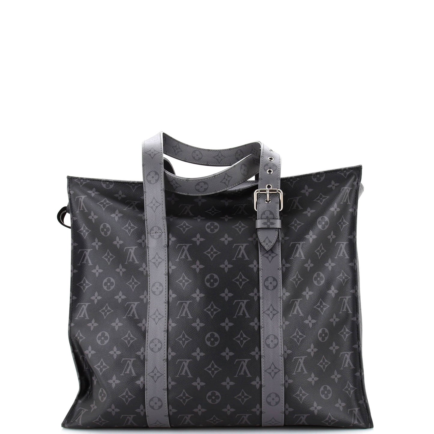 Louis Vuitton New Cabas Zippe Bag Reverse Monogram Eclipse Canvas GM