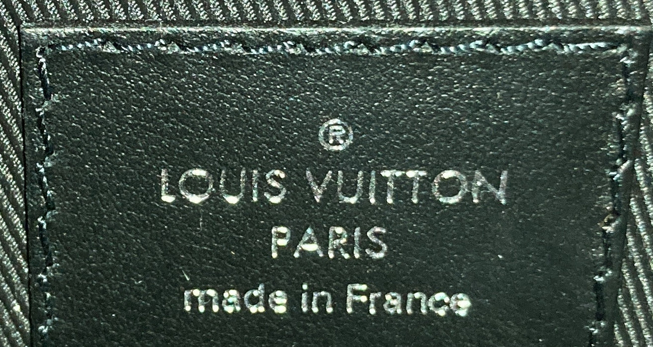 Louis Vuitton Keepall Bandouliere Bag Reverse Monogram Eclipse Canvas 25