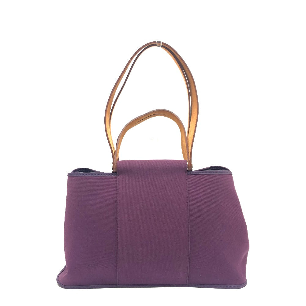 HERMES Tote Bag Towar Officier purple Kabak Elan PM Women Used