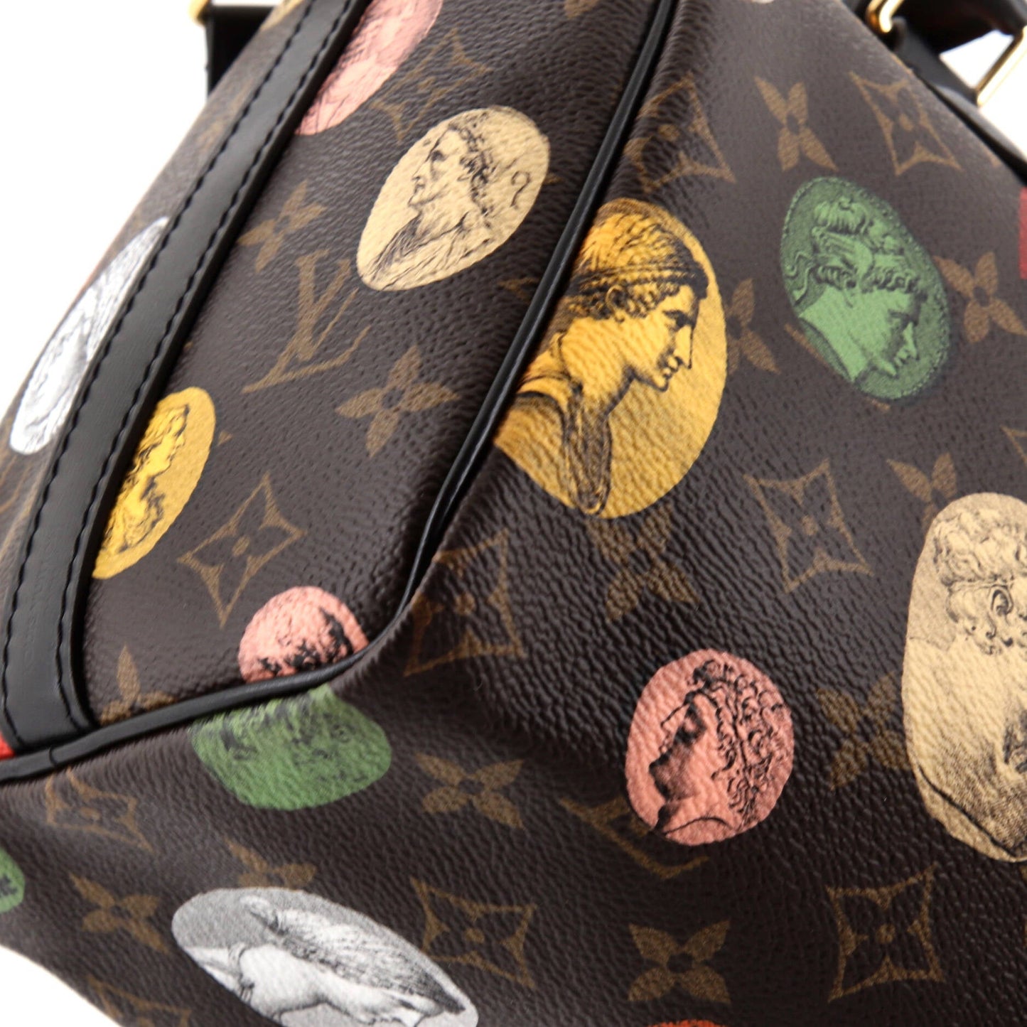 Louis Vuitton  Bandouliere Bag Limited Edition Fornasetti Cameo Monogram Canvas 25