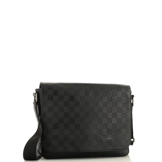 Louis Vuitton District Messenger Bag Damier Infini Leather PM