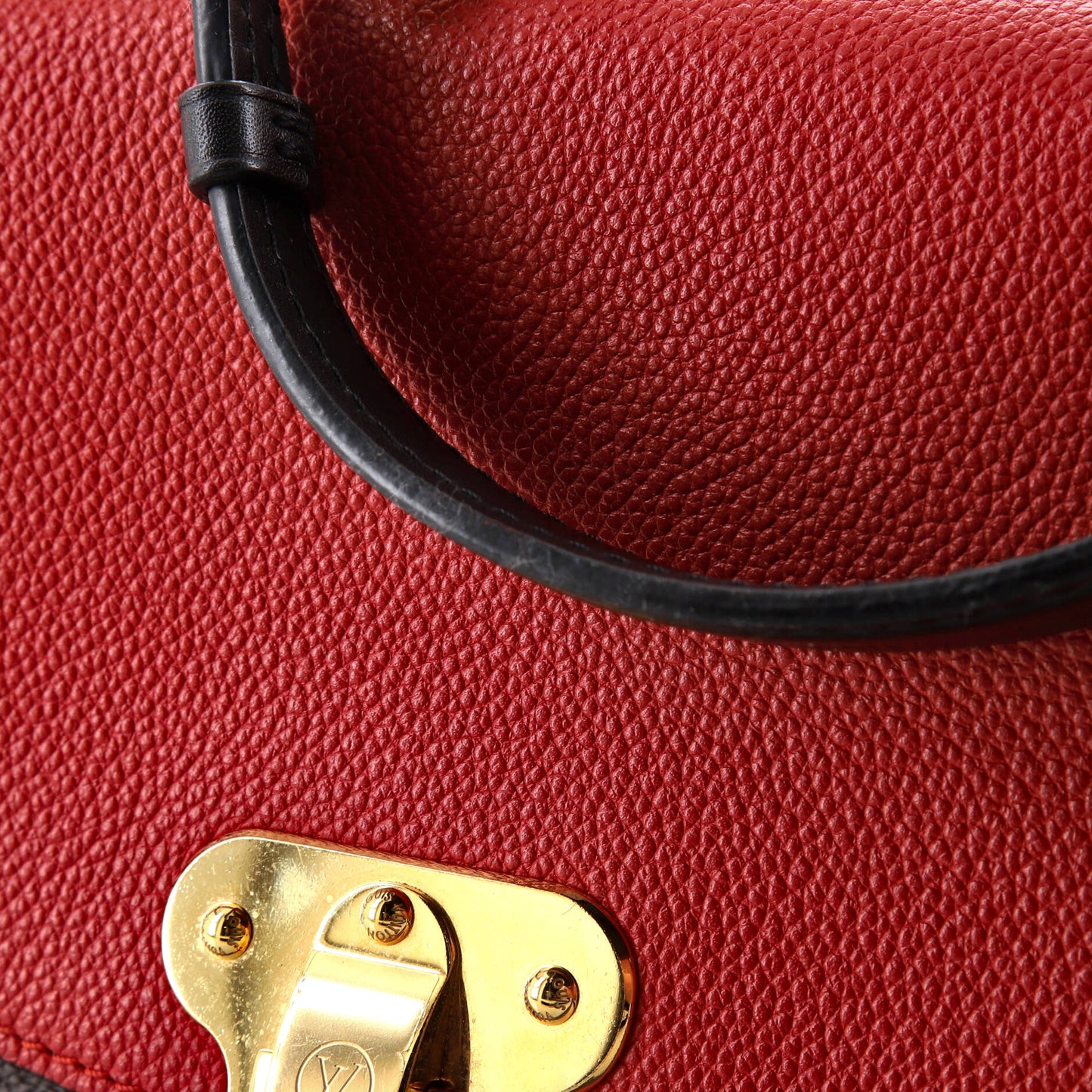Louis Vuitton Saint Placide Handbag Monogram Canvas and Leather