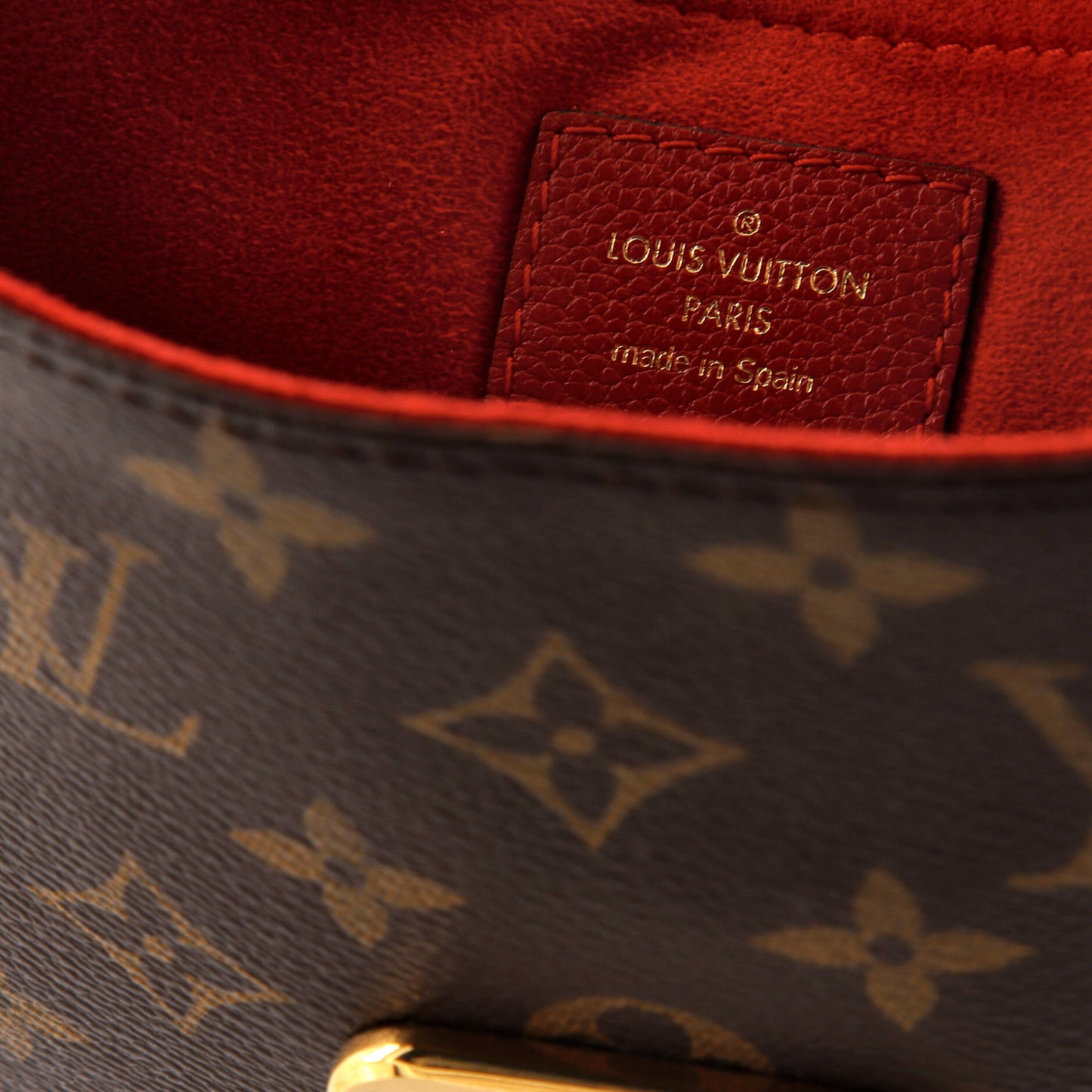 Louis Vuitton Saint Placide Handbag Monogram Canvas and Leather