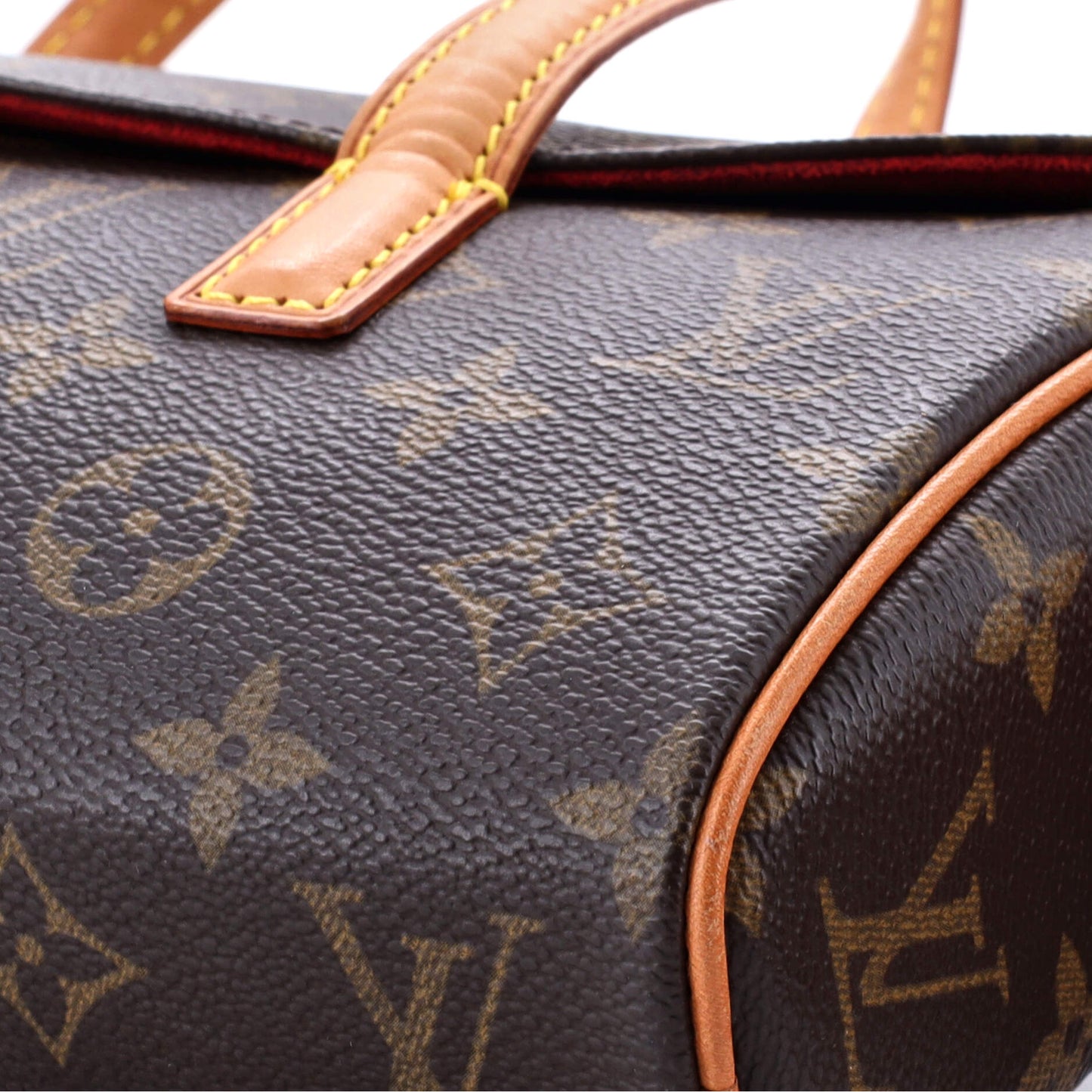 Louis Vuitton Sonatine Handbag Monogram Canvas