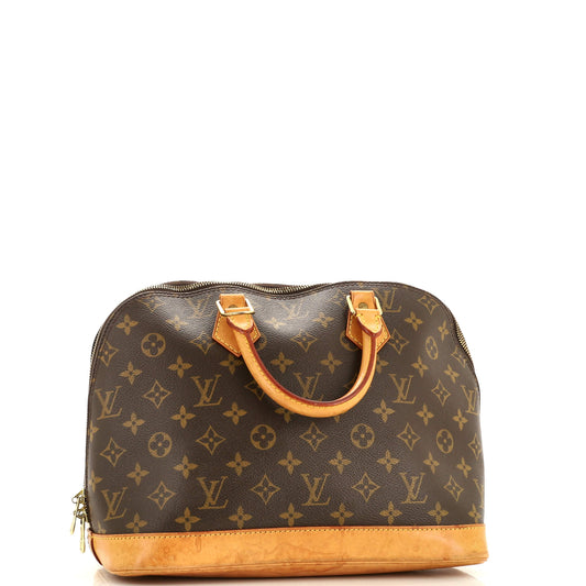 Louis Vuitton Alma Handbag Monogram Canvas PM