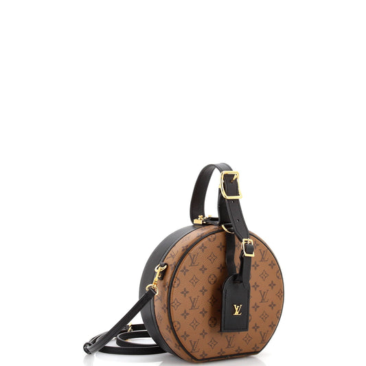 Louis Vuitton Petite Boite Chapeau Bag Reverse Monogram Canvas