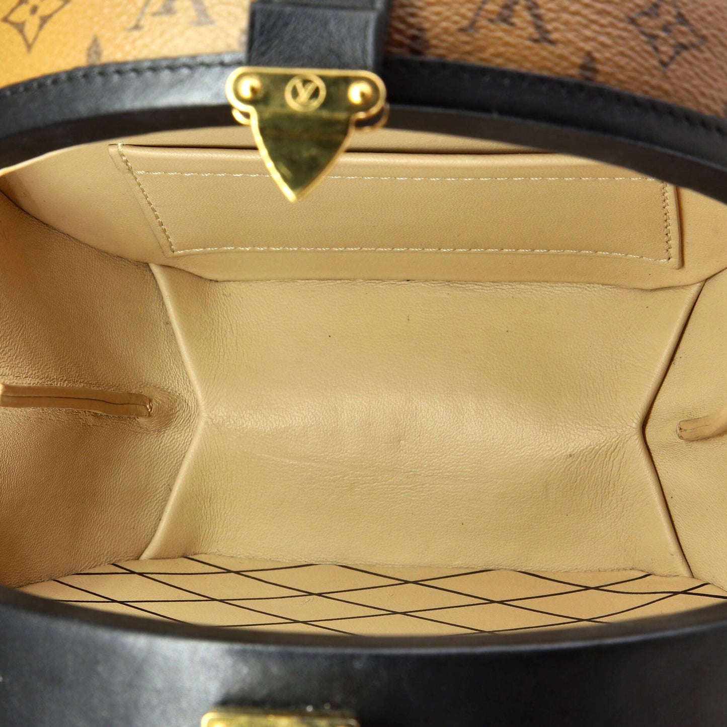 Louis Vuitton Petite Boite Chapeau Bag Reverse Monogram Canvas