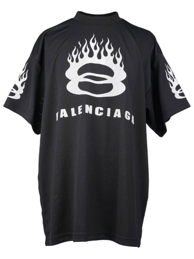 Luxury Balenciaga Trending 2026 Logo Print Crew Neck Short Sleeve T-Shirt Black