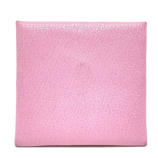 HERMES Coin case Shave pink Bastia Women Used
