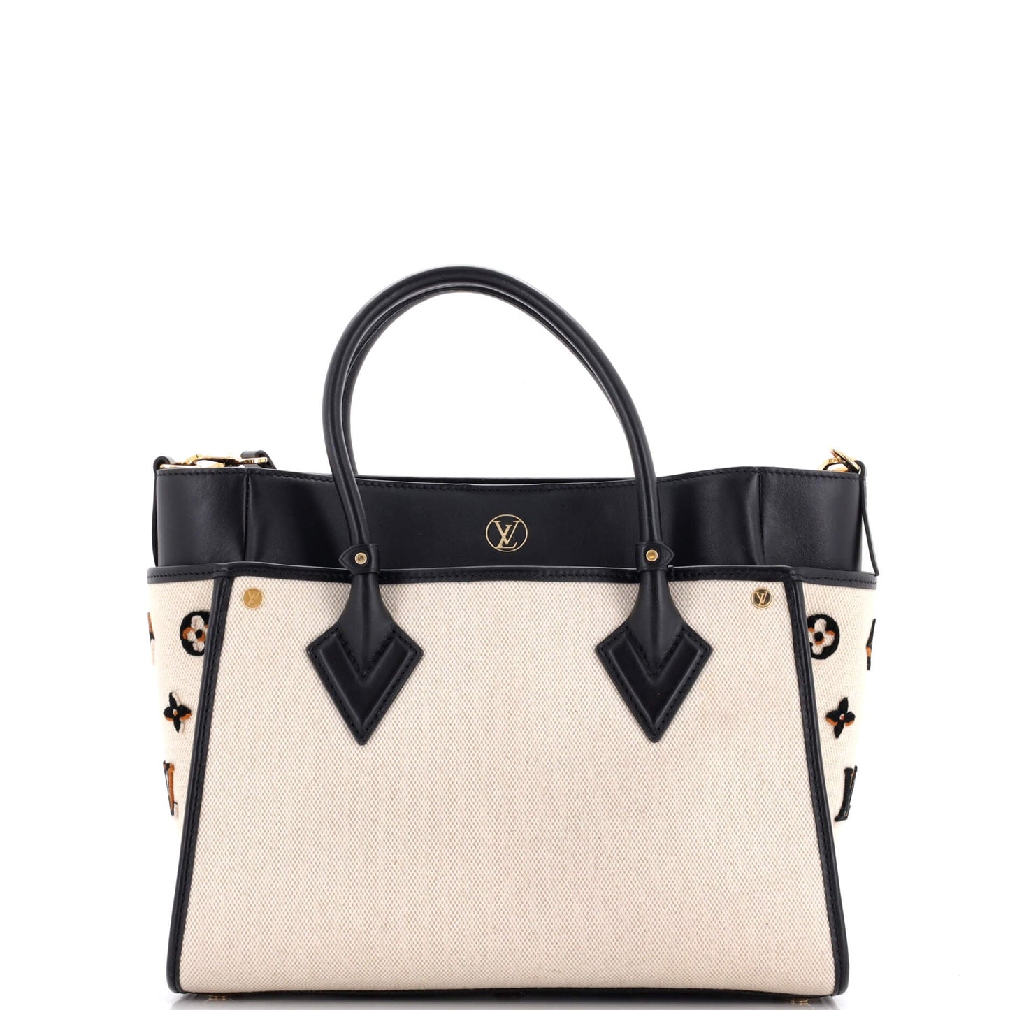 Louis Vuitton On My Side Tote Monogram Tufted Canvas MM