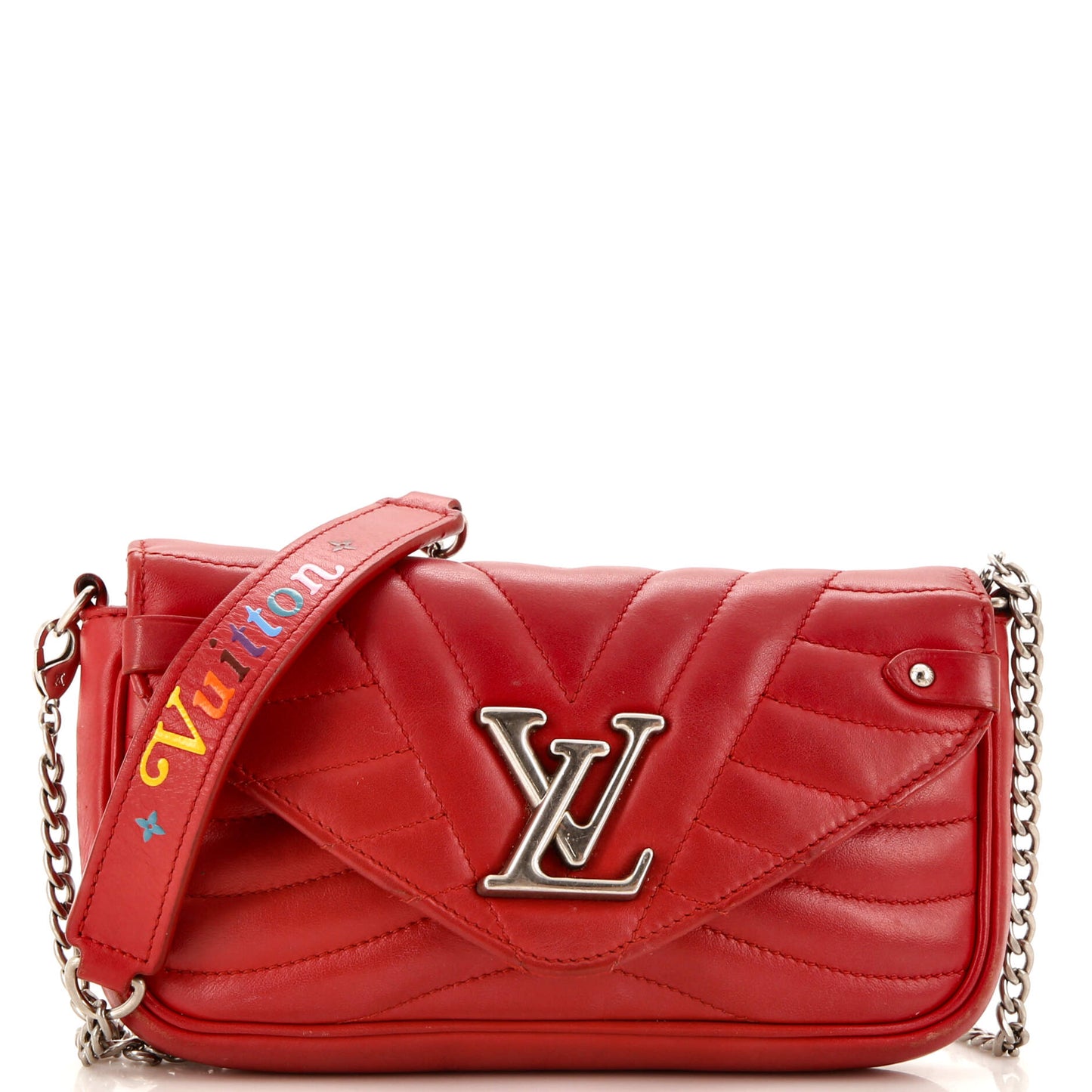 Louis Vuitton New Wave Chain Pochette Quilted Leather