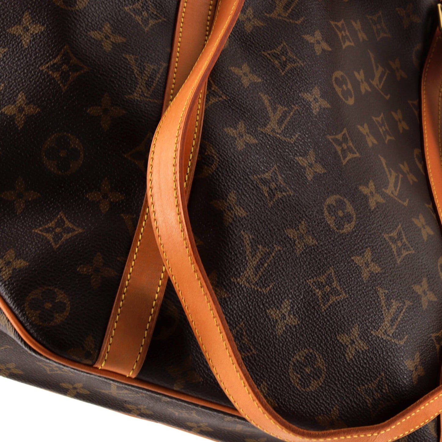 Louis Vuitton Shopping Sac Handbag Monogram Canvas MM