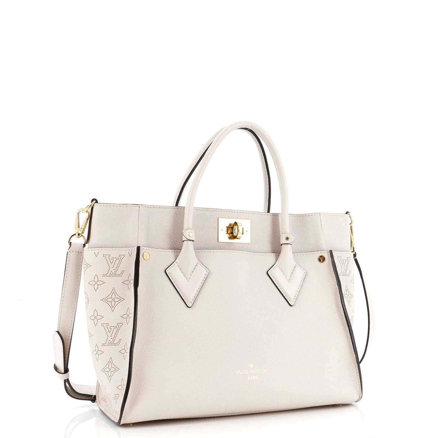 Louis Vuitton On My Side Tote Mahina Leather MM