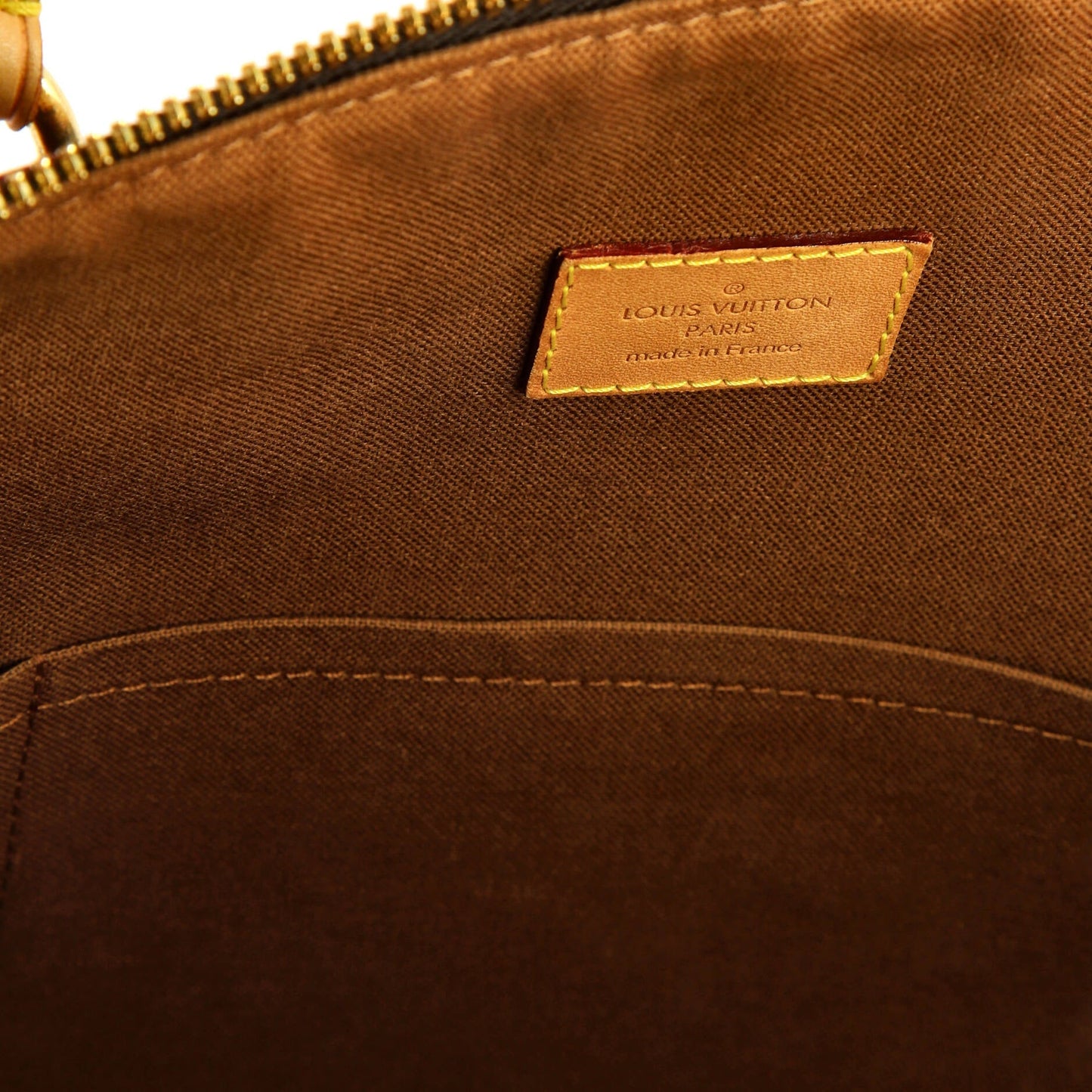Louis Vuitton Lockit Handbag Monogram Canvas Horizontal