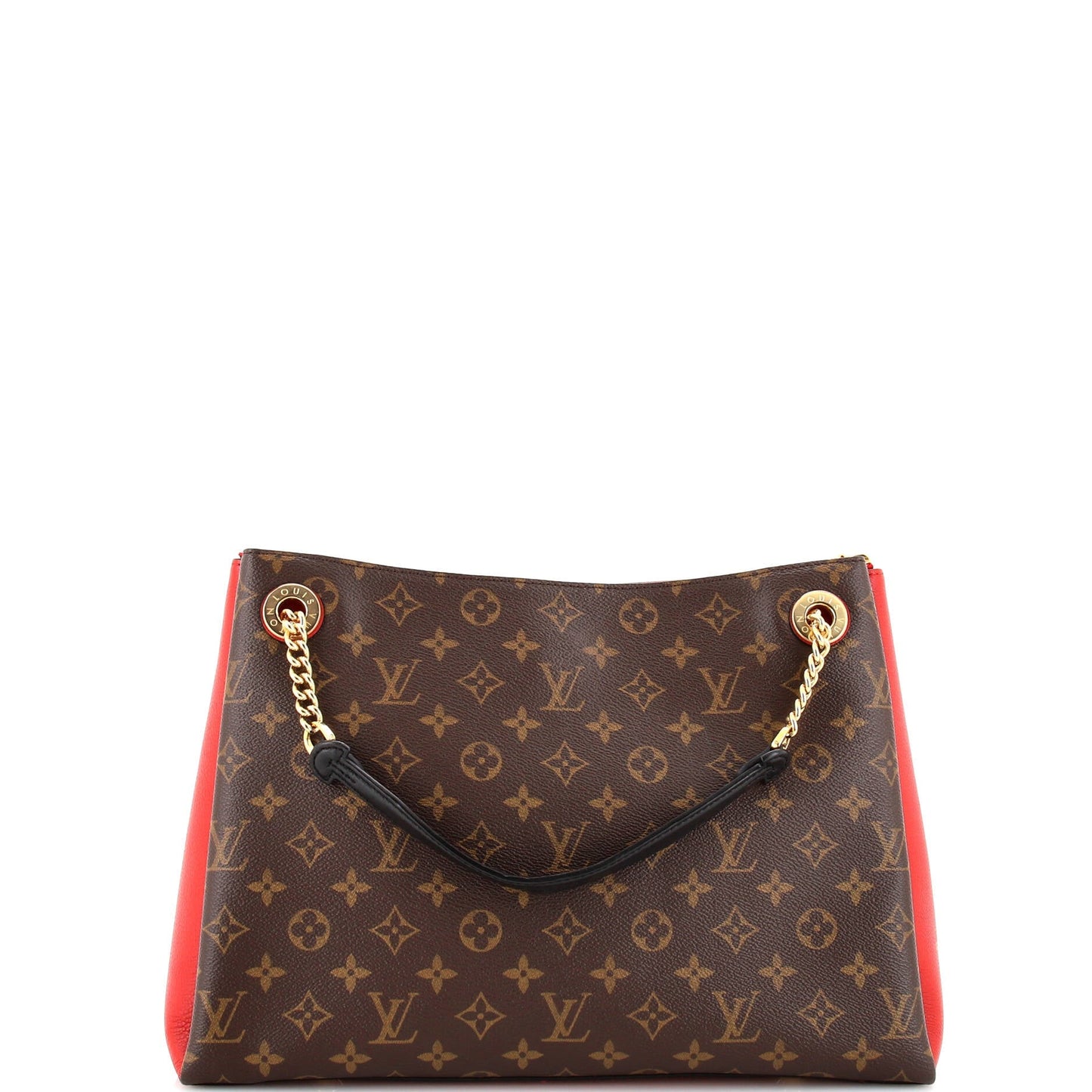 Louis Vuitton Surene Handbag Monogram Canvas with Leather MM