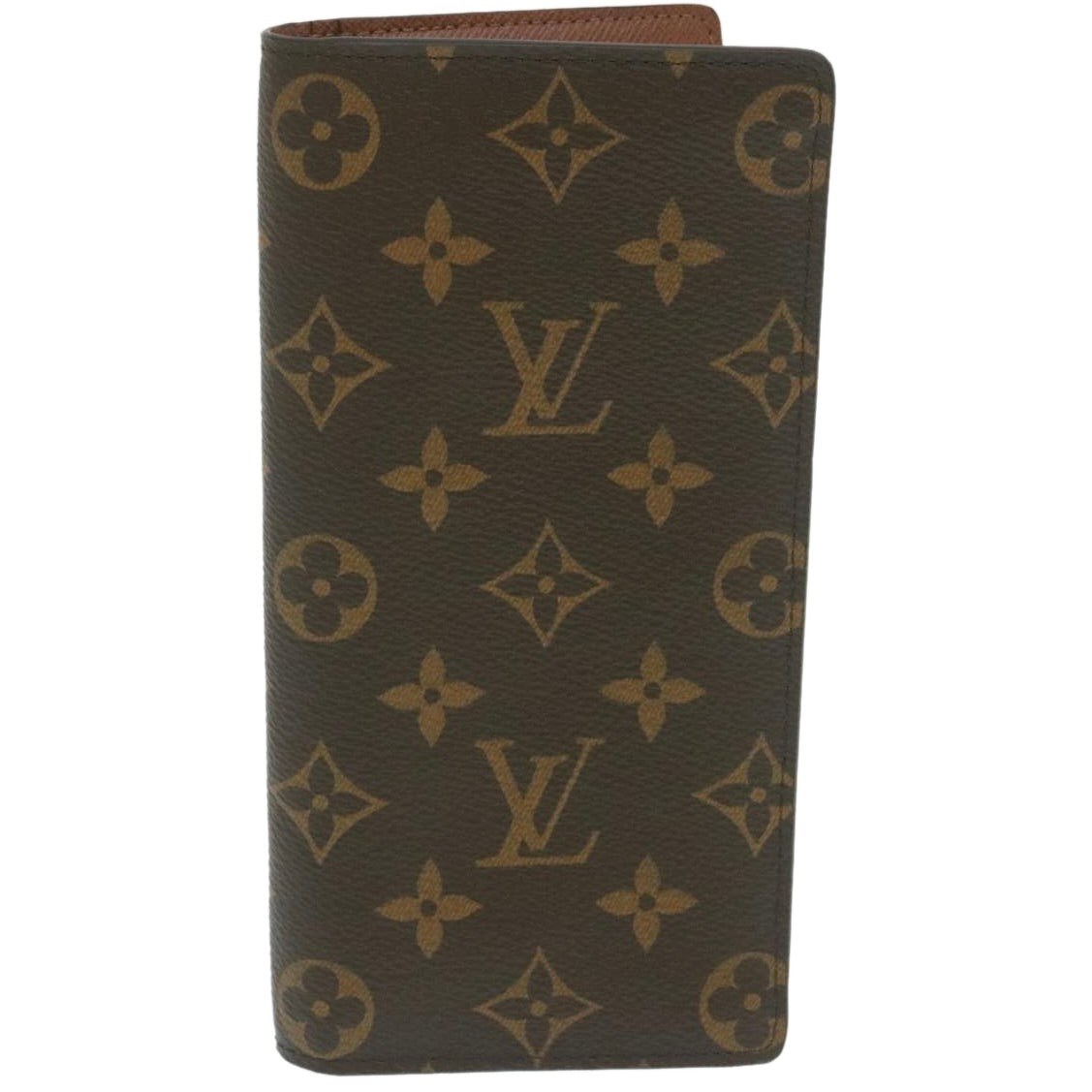 LOUIS VUITTON Monogram Portefeuille Brazza Long Wallet M66540 LV 29436