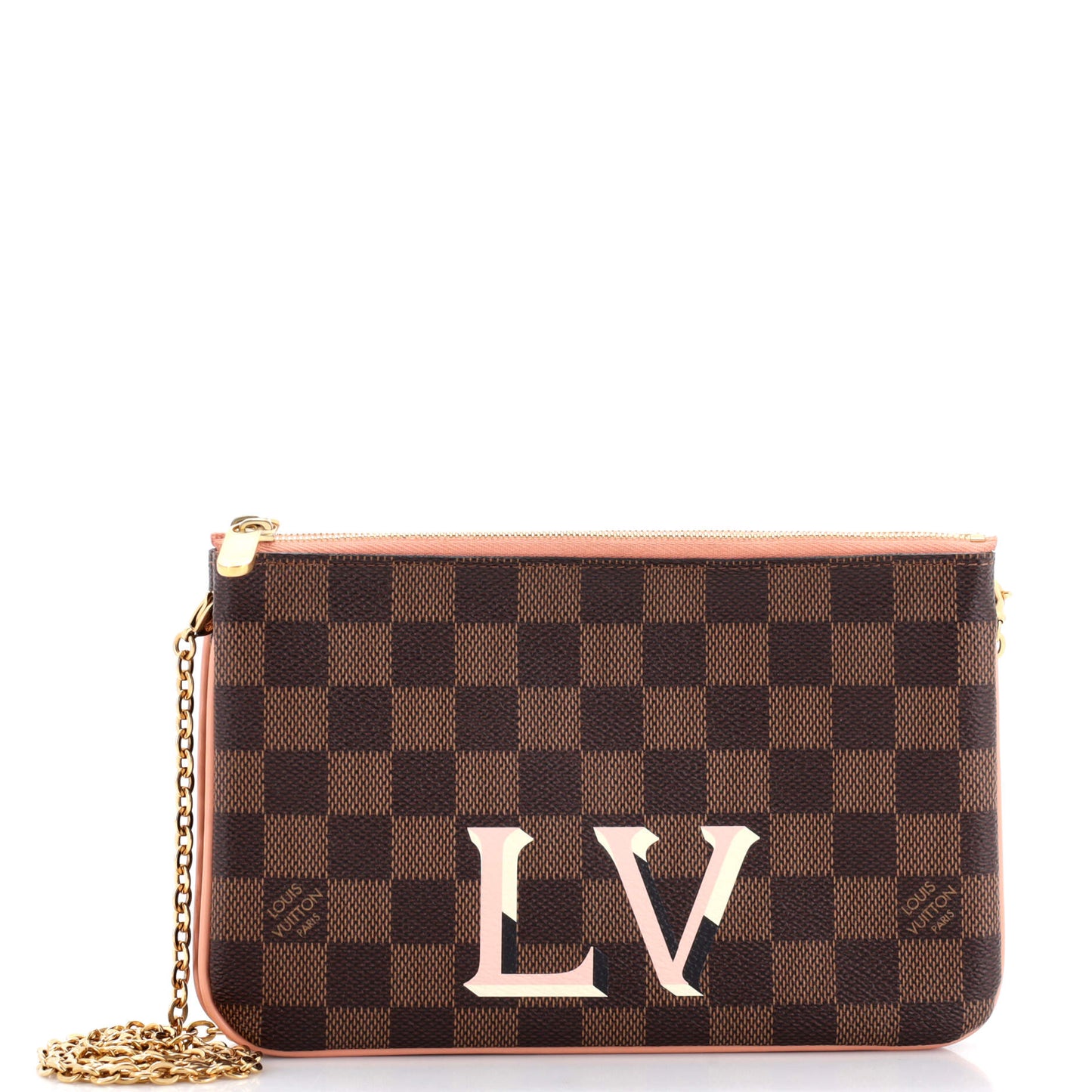 Louis Vuitton Double Zip Pochette Damier