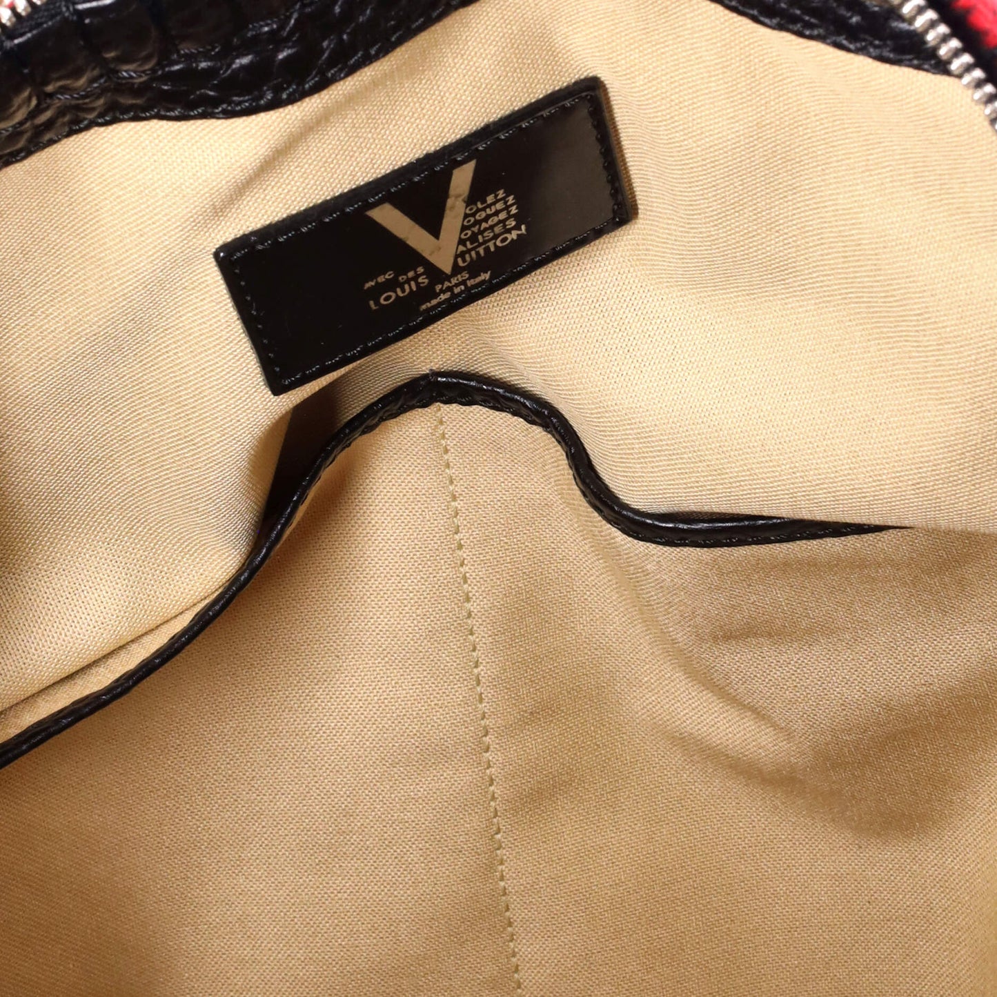 Louis Vuitton Vail Blanket Weekender Bag Wool with Leather