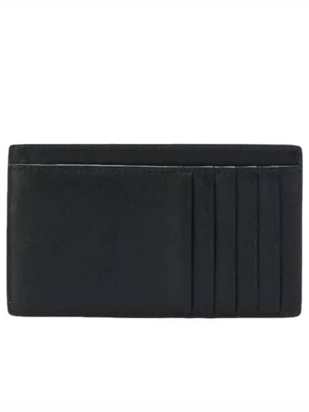 Luxury Balenciaga Trending 2026 Logo Leather Card Wallet Black
