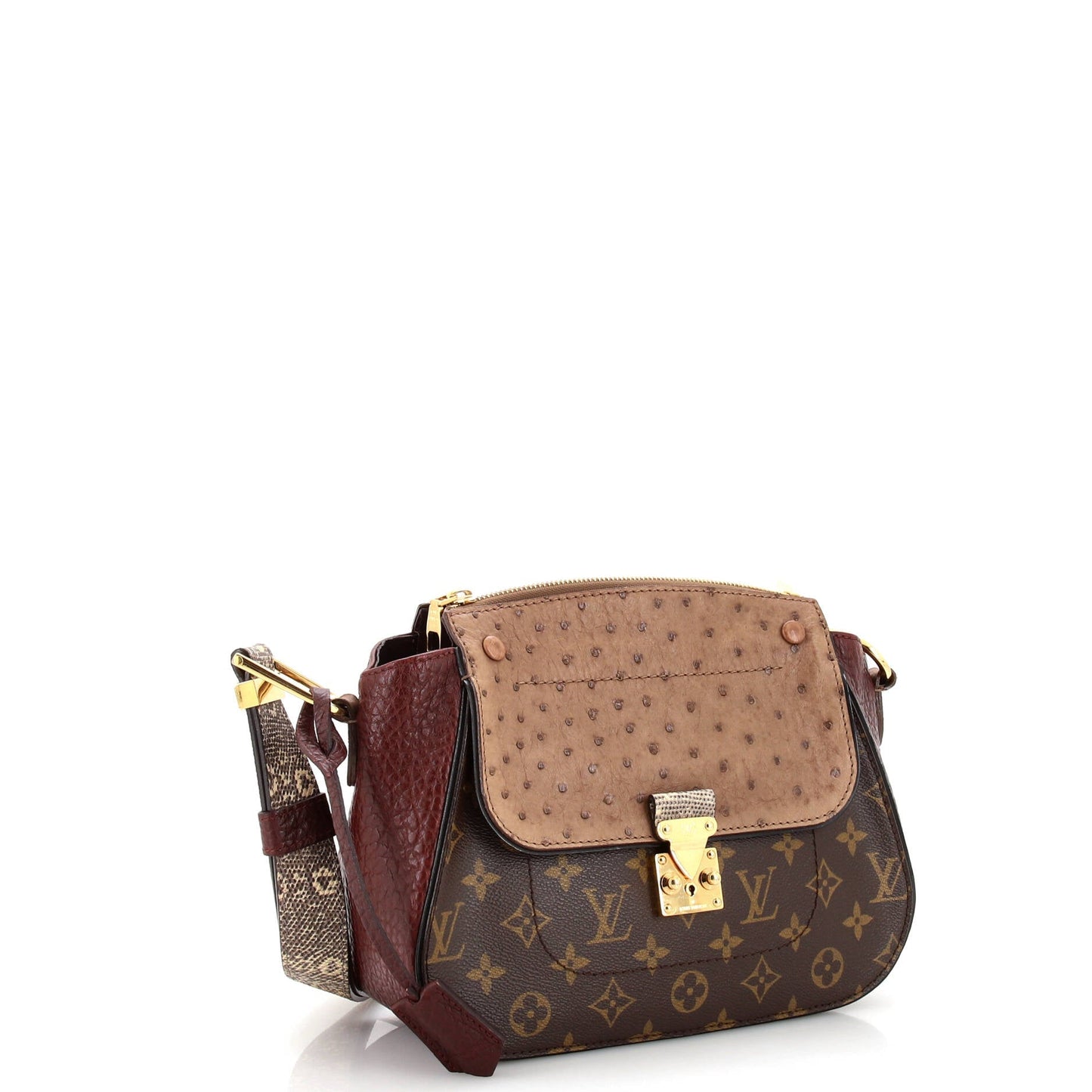 Louis Vuitton Majestueux Shoulder Bag Monogram Canvas and Exotics