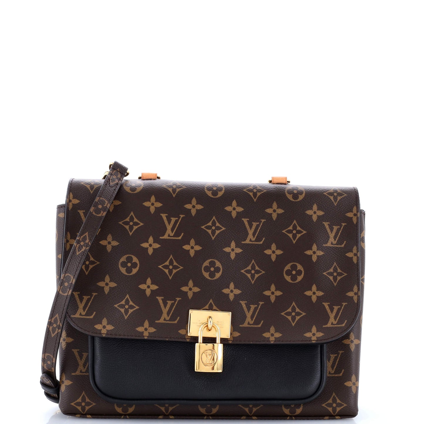 Louis Vuitton Marignan Handbag Monogram Canvas with Leather