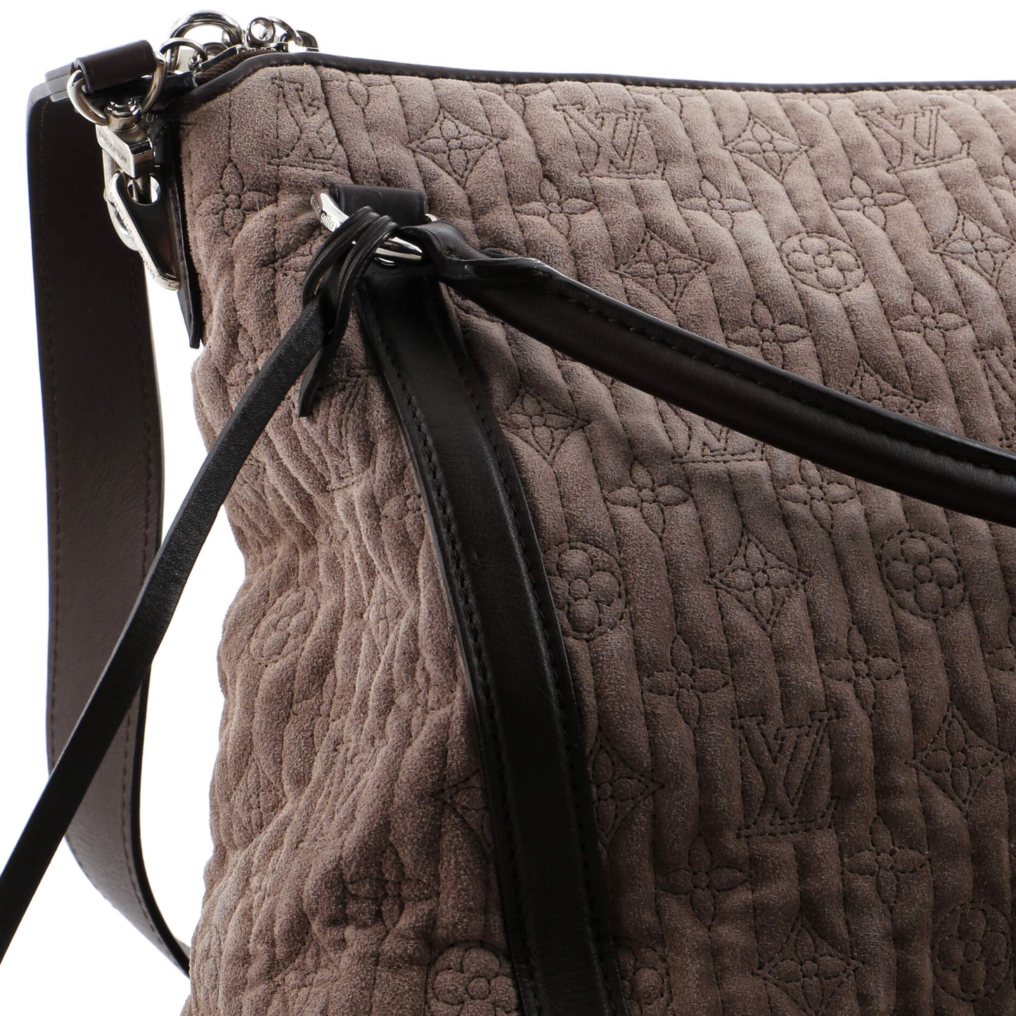 Louis Vuitton Antheia Ixia Handbag Suede PM