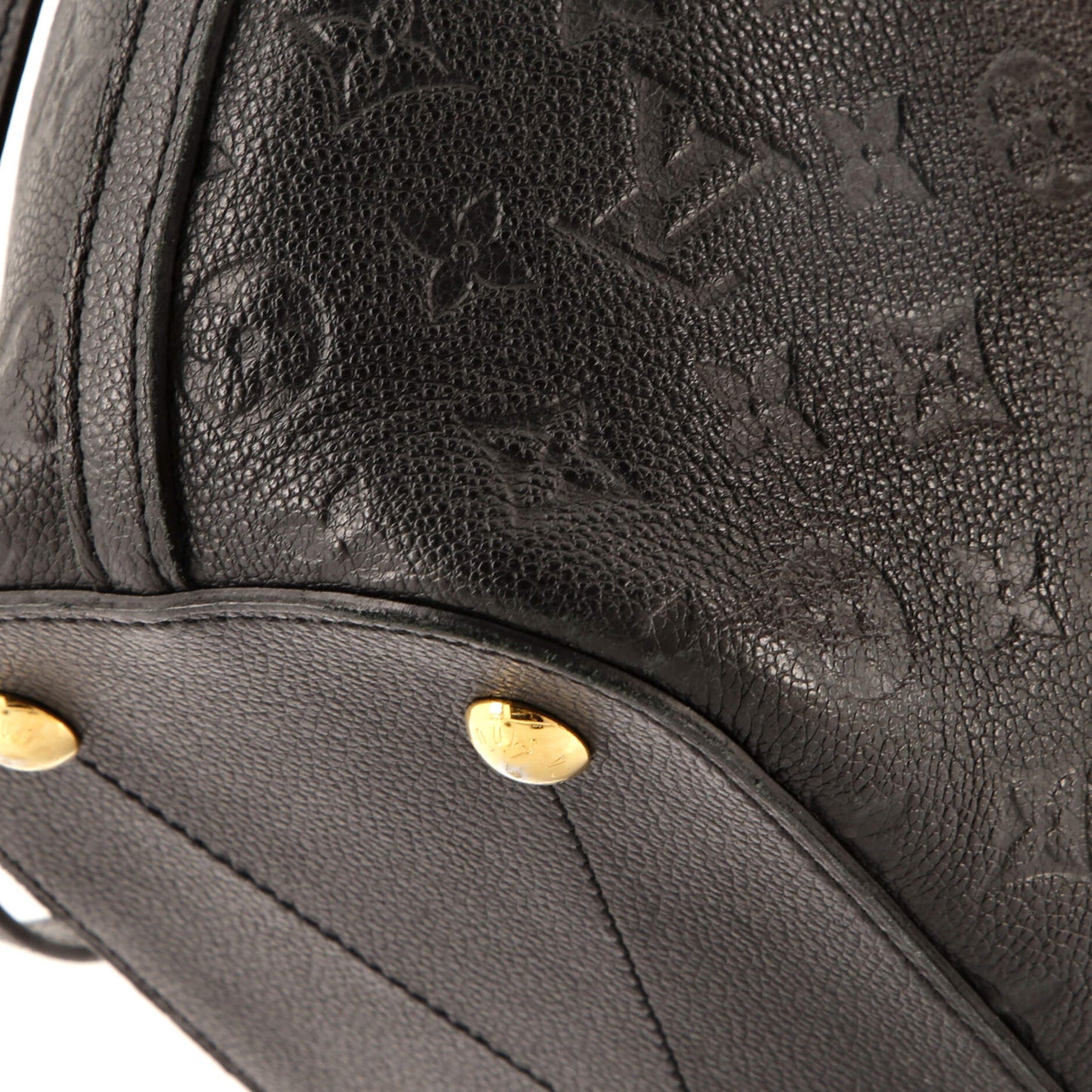 Louis Vuitton Mazarine Handbag Monogram Empreinte Leather MM