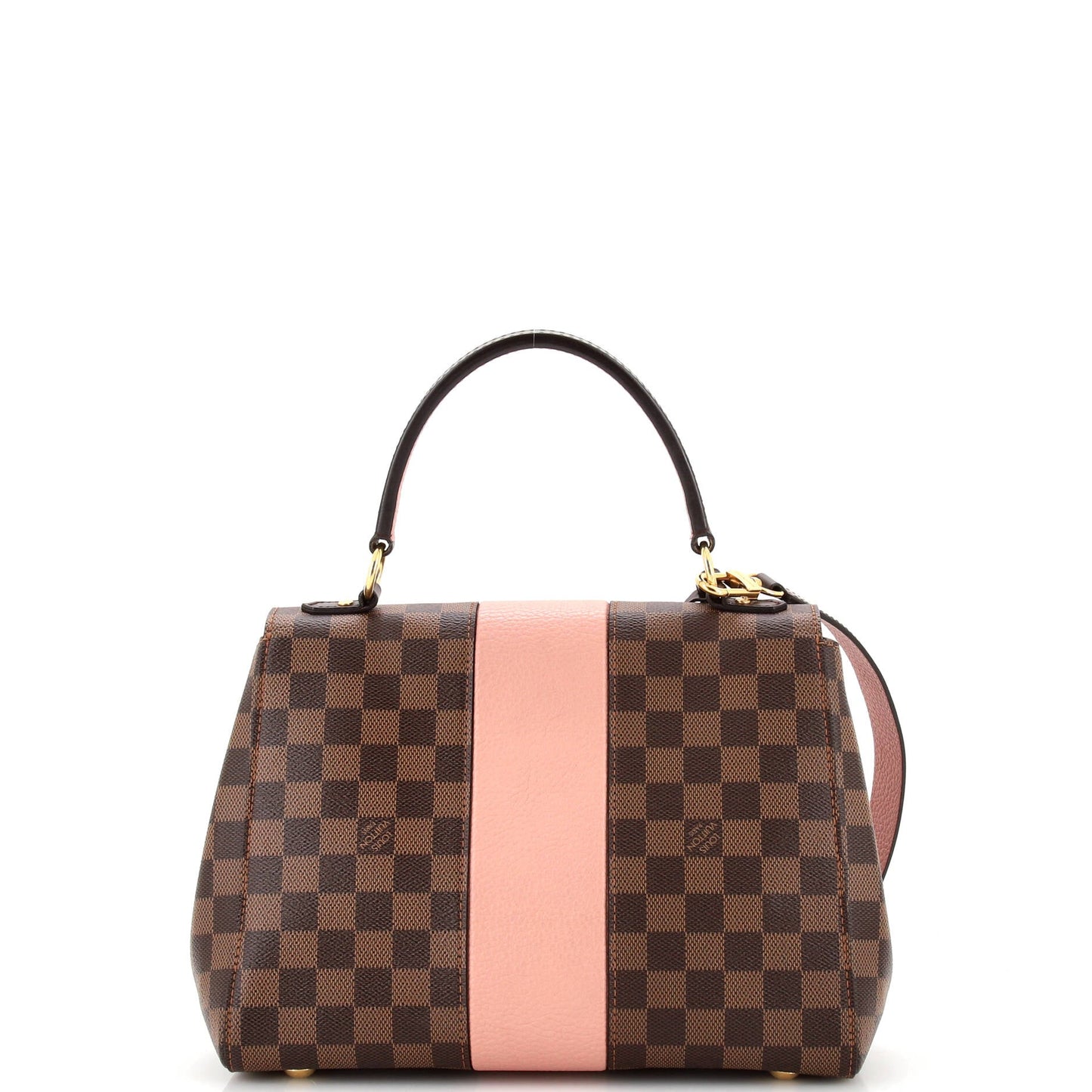 Louis Vuitton Bond Street Handbag Damier with Leather MM