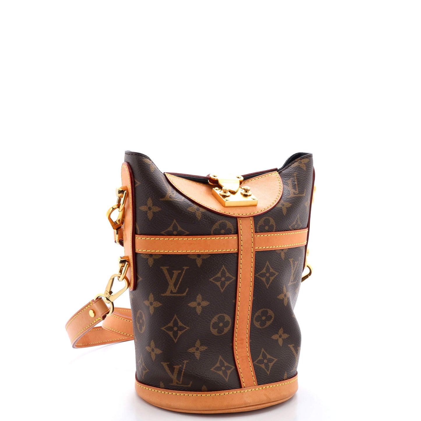 Louis Vuitton Duffle Handbag Monogram Canvas