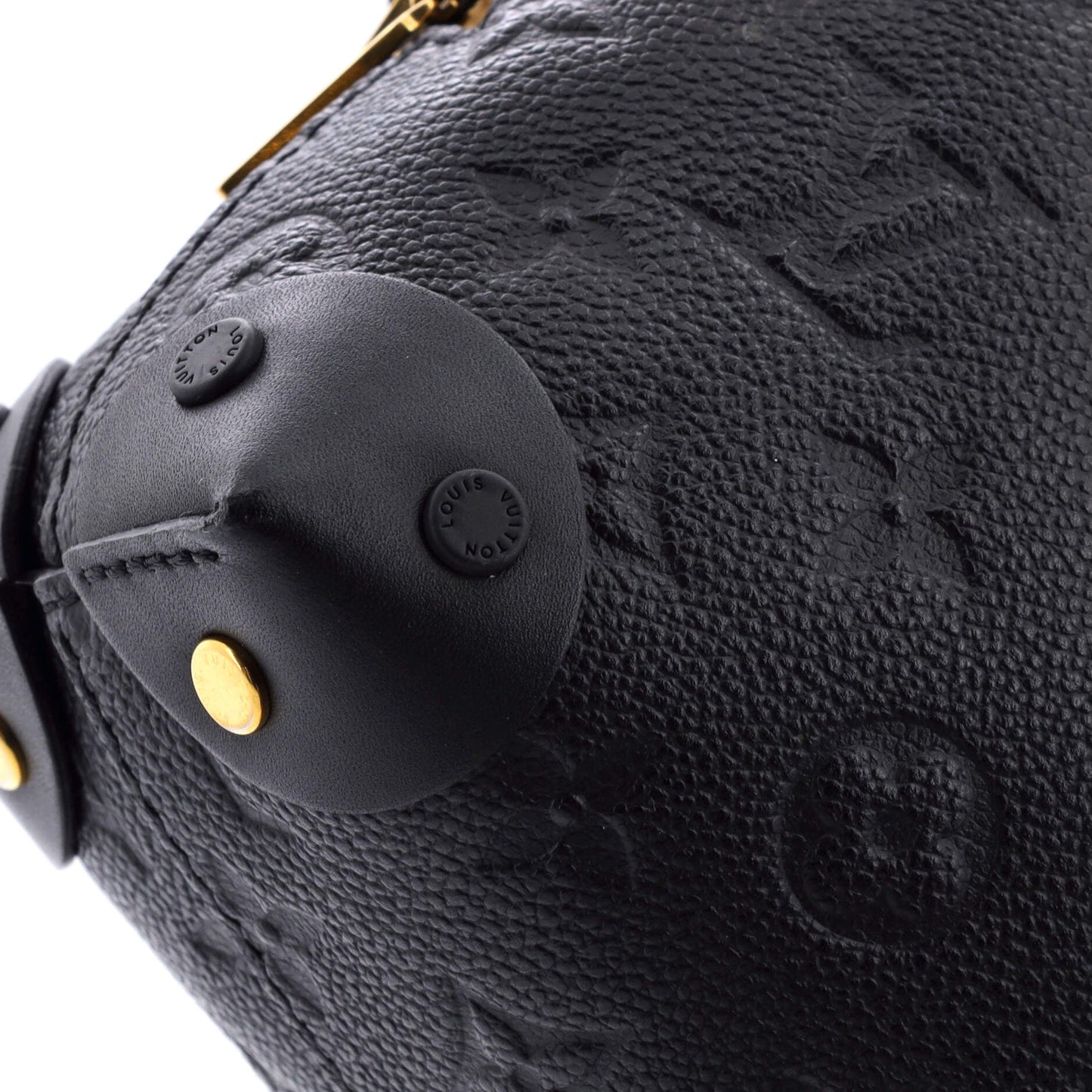 Louis Vuitton Petite Malle Souple Handbag Monogram Empreinte Leather