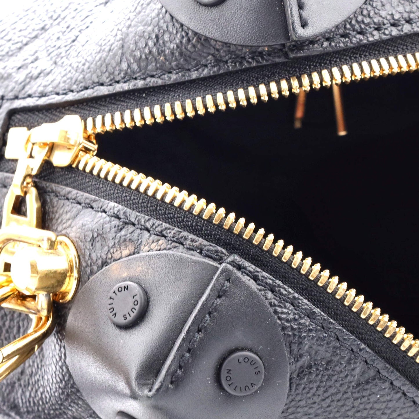Louis Vuitton Petite Malle Souple Handbag Monogram Empreinte Leather