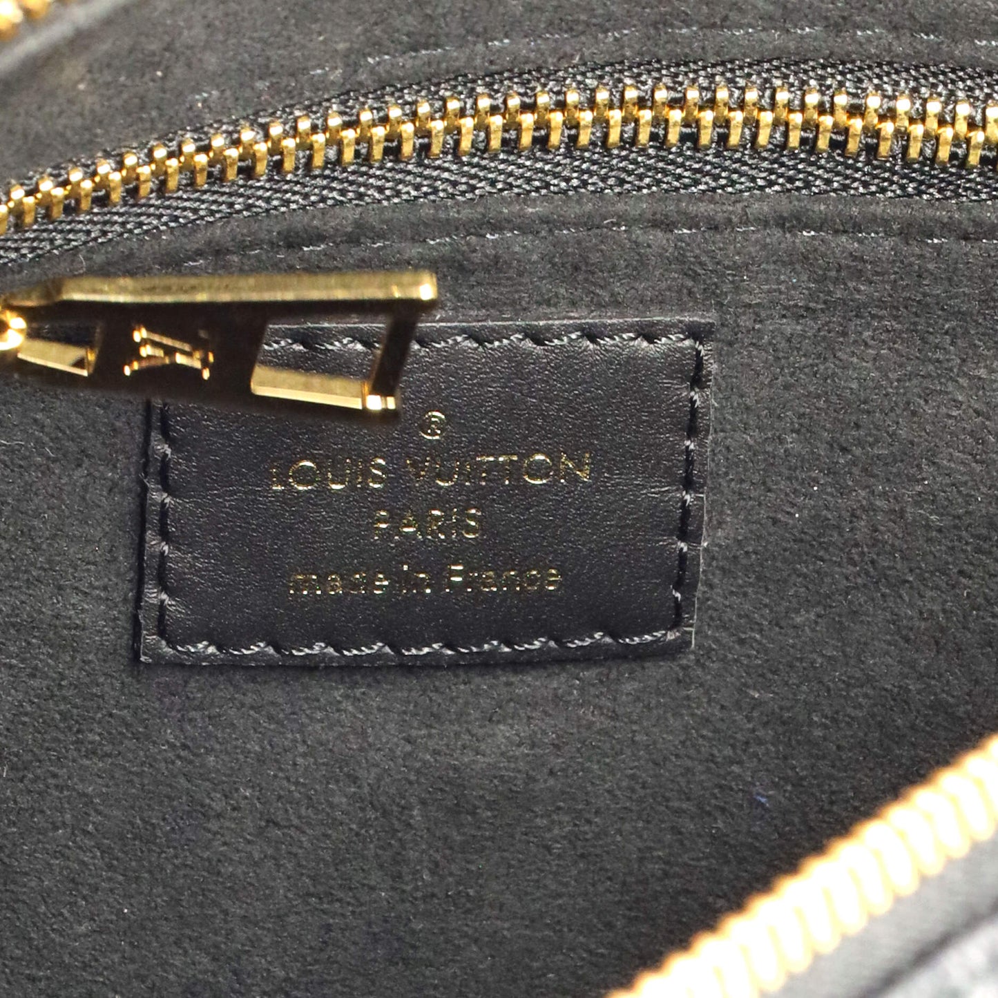Louis Vuitton Petite Malle Souple Handbag Monogram Empreinte Leather