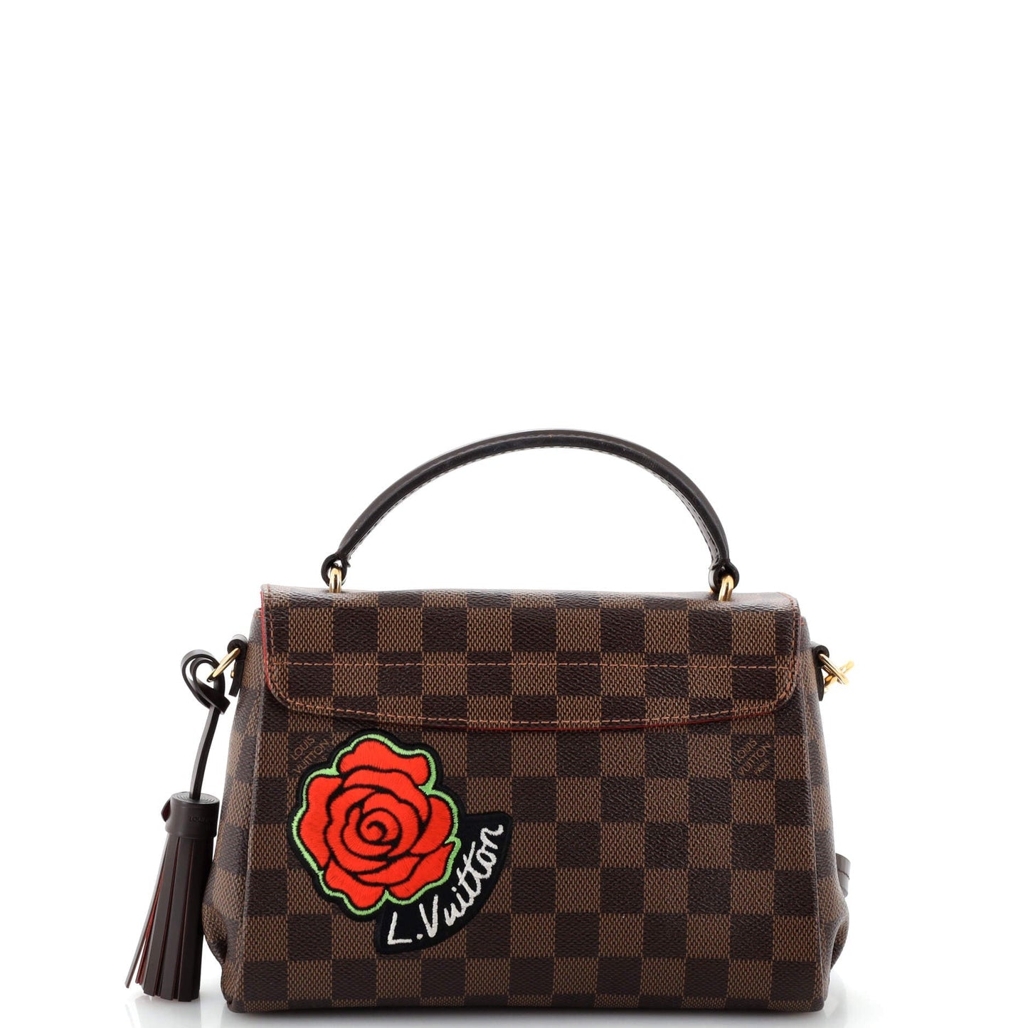 Louis Vuitton Croisette Handbag Limited Edition Patches Damier