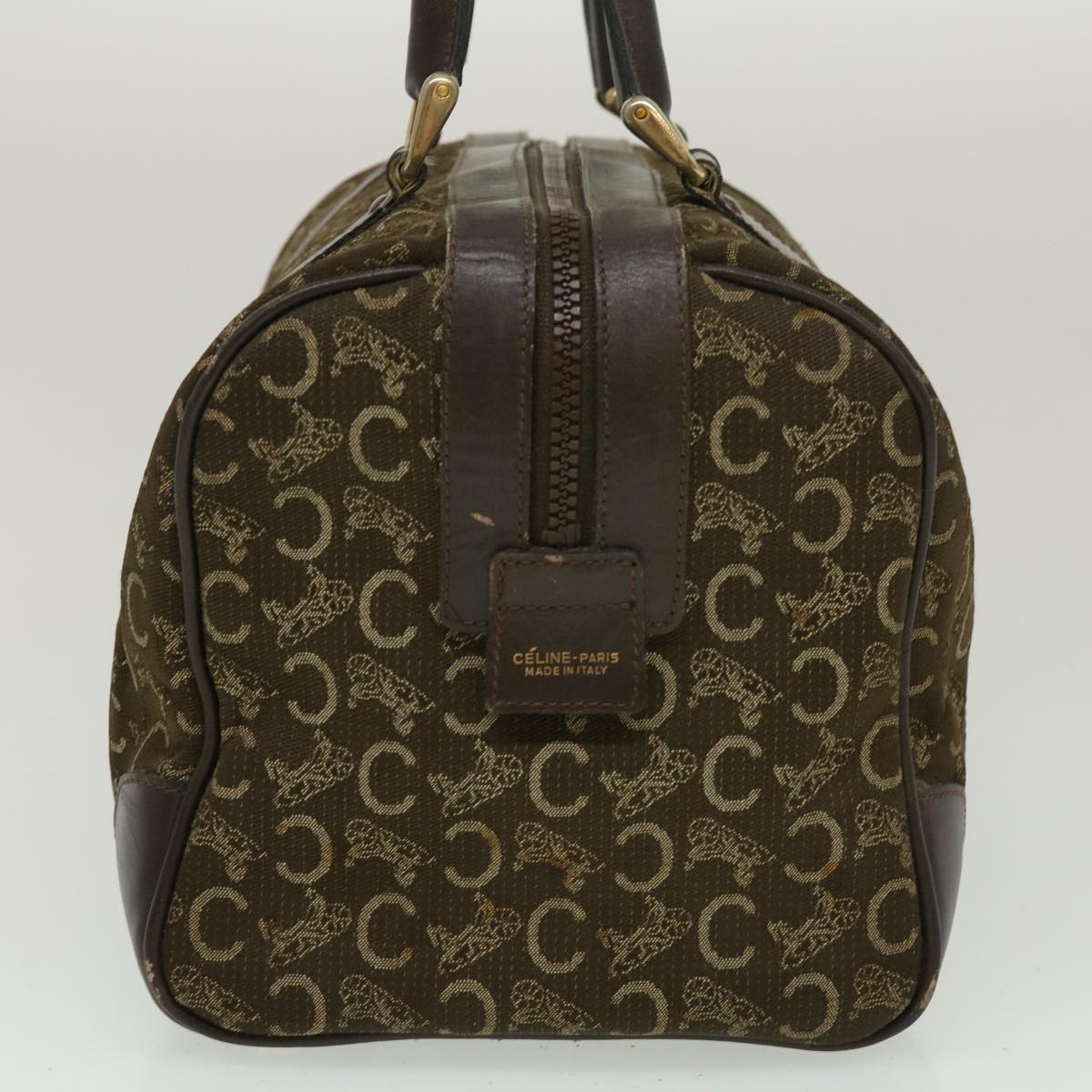 Luxury CELINE C Macadam Canvas Hand Bag Brown  29810