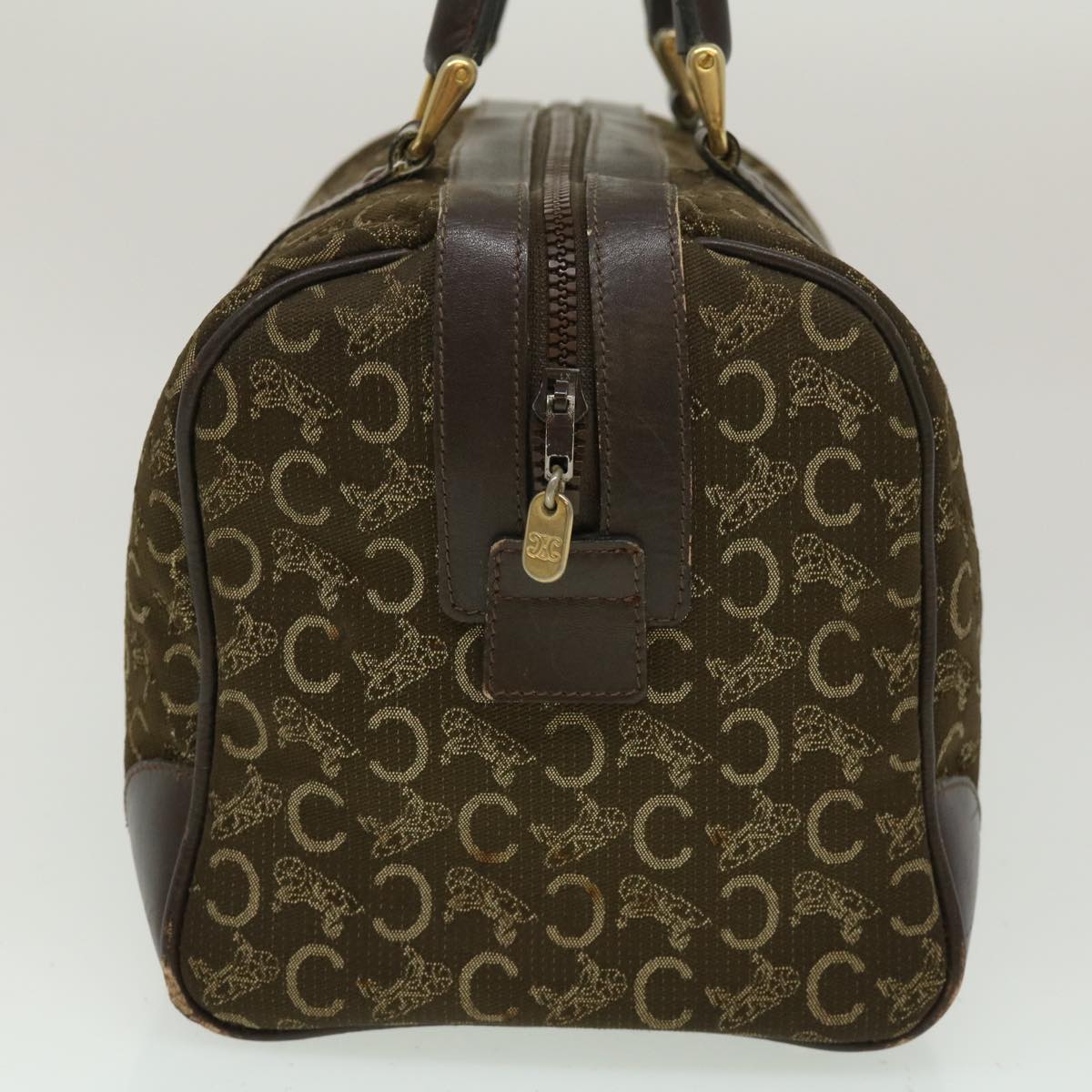 Luxury CELINE C Macadam Canvas Hand Bag Brown  29810