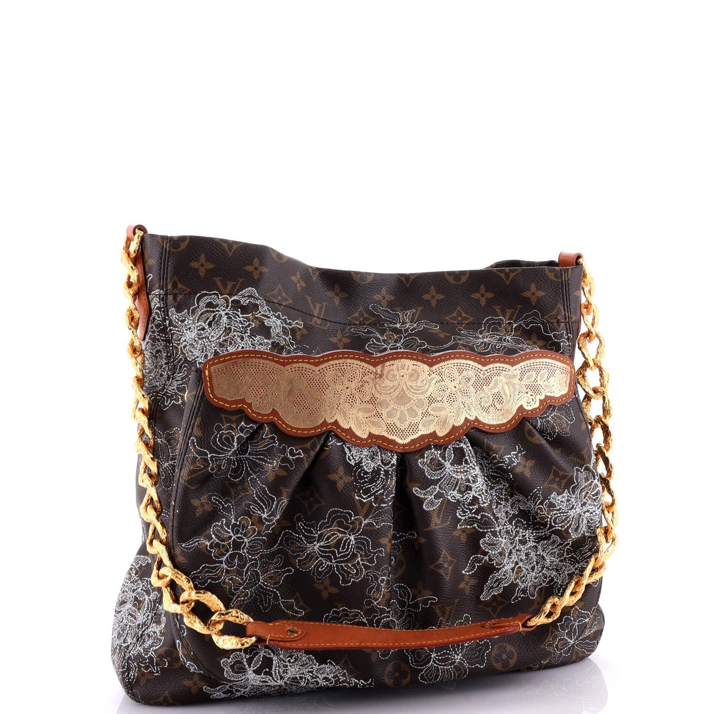 Louis Vuitton Fersen Handbag Limited Edition Monogram Dentelle
