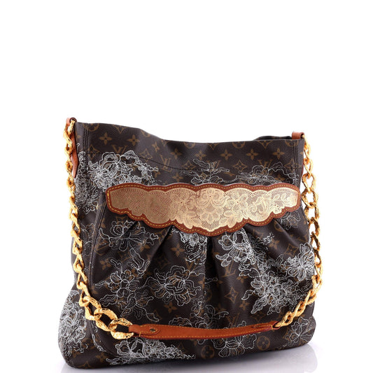 Louis Vuitton Fersen Handbag Limited Edition Monogram Dentelle