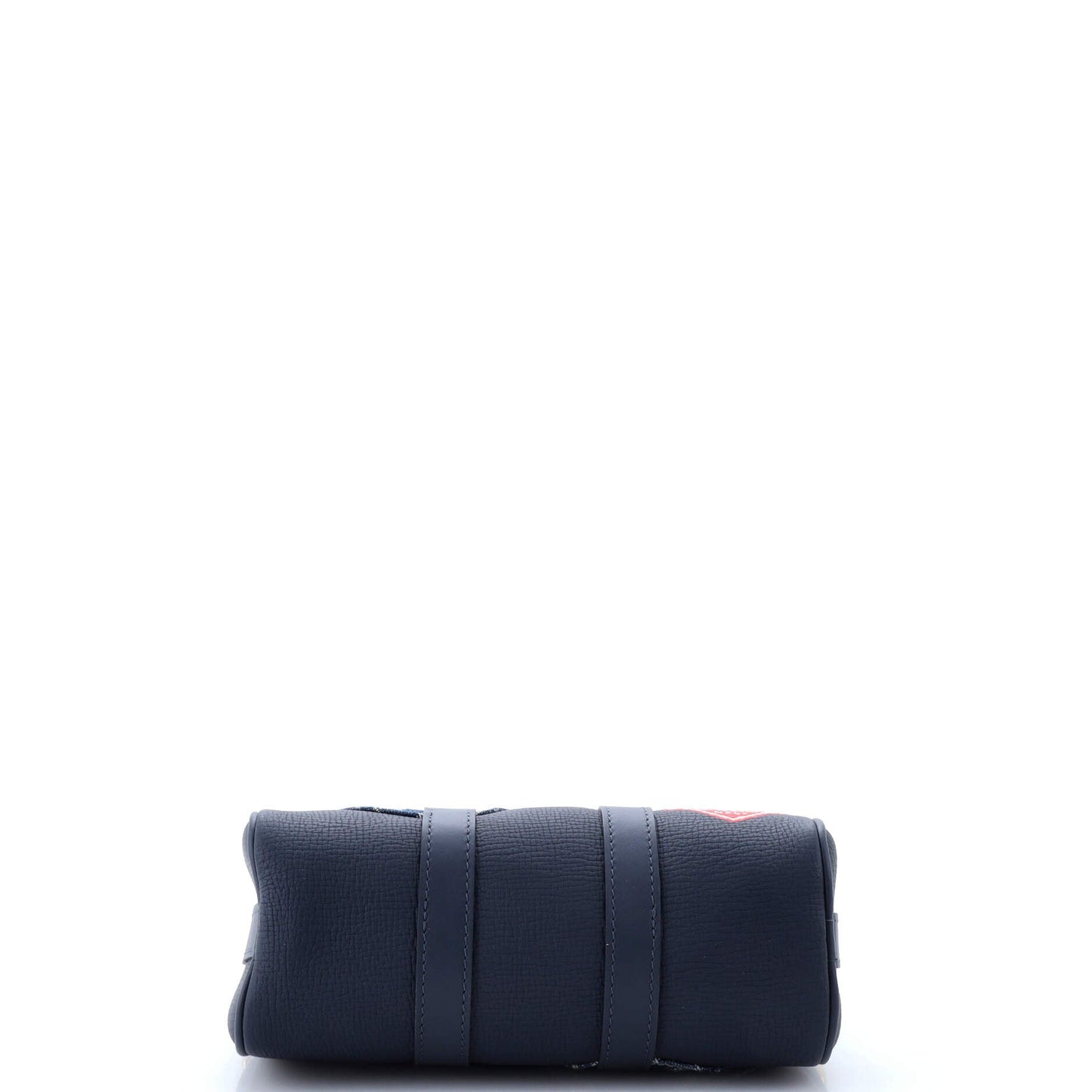 Louis Vuitton Nigo Keepall Bandouliere Bag Monogram Denim and Taurillon Leather XS