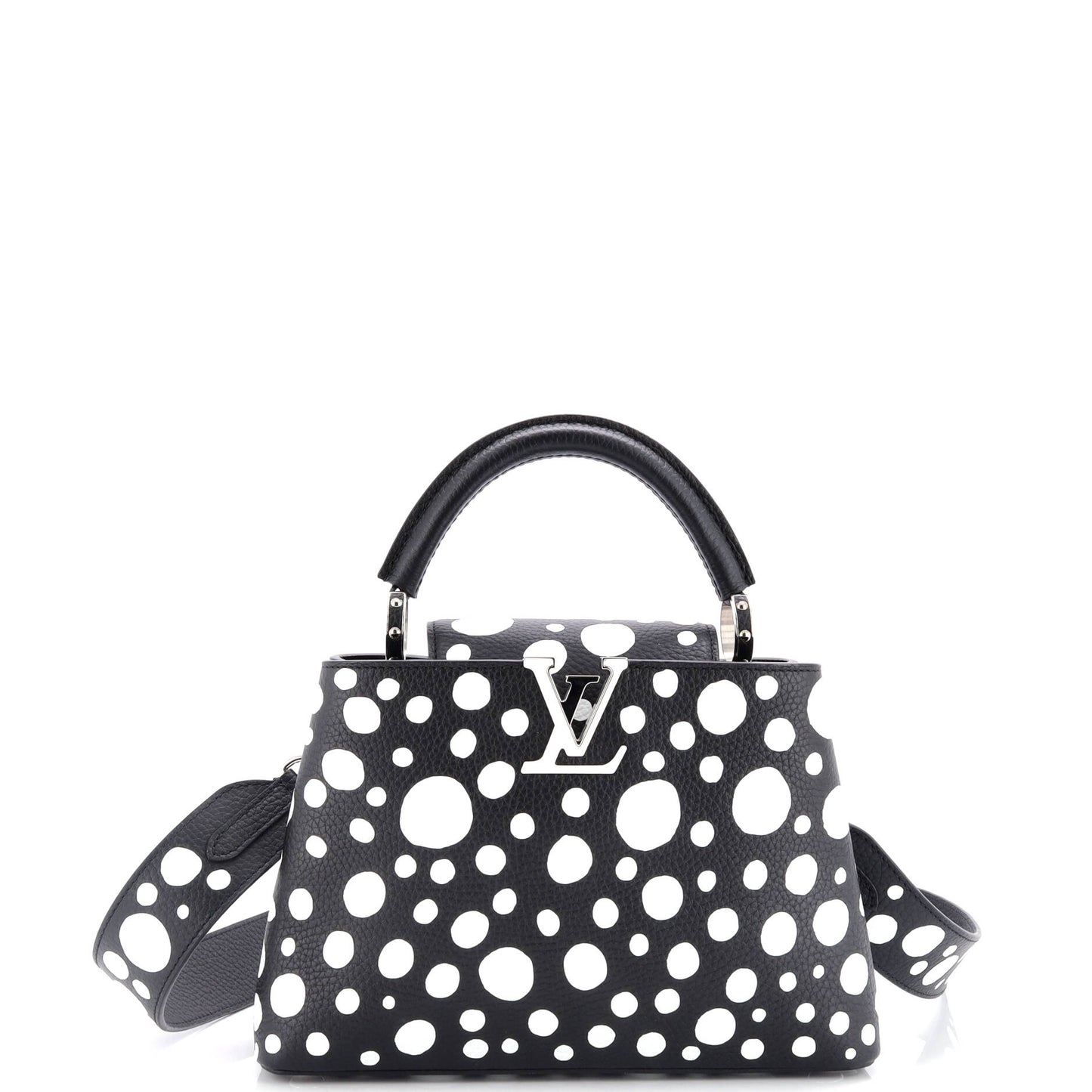 Louis Vuitton Capucines Bag Yayoi Kusama Infinity Dots Taurillon Leather BB