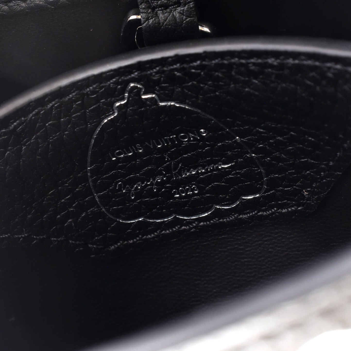 Louis Vuitton Capucines Bag Yayoi Kusama Infinity Dots Taurillon Leather BB