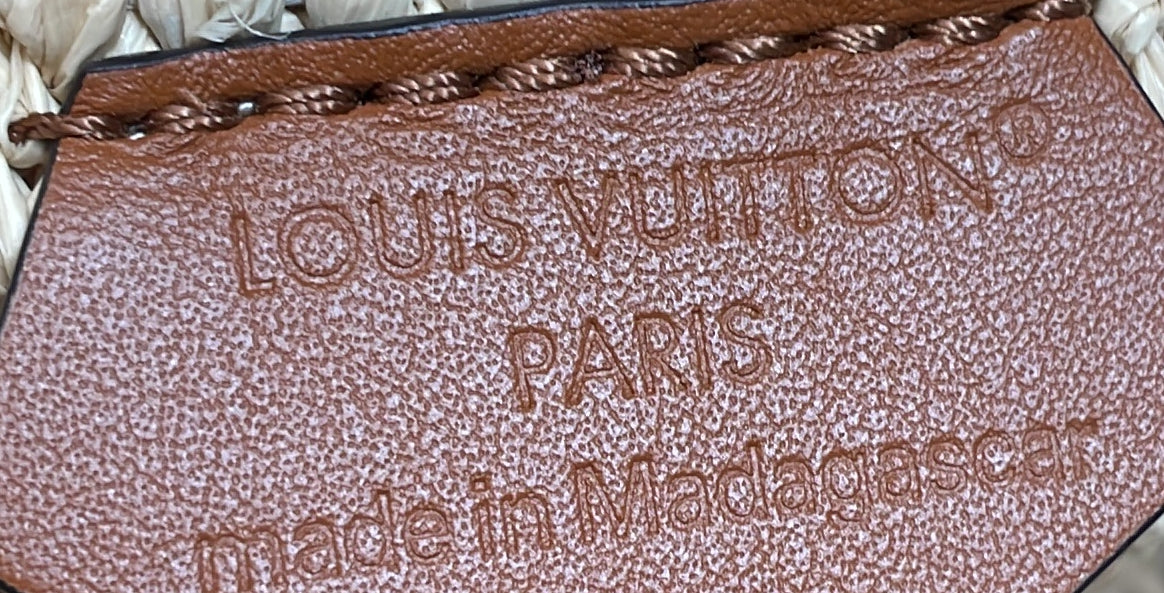 Louis Vuitton OnTheGo Tote Crochet Raffia with Leather MM