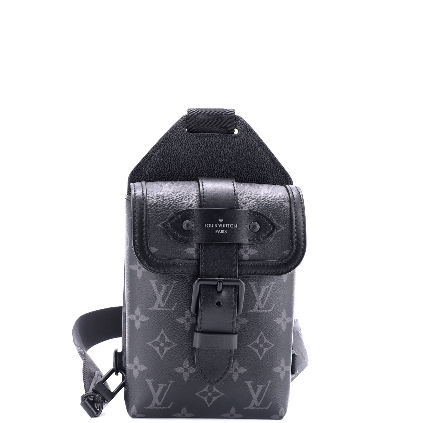 Louis Vuitton Saumur Slingbag Monogram Eclipse Canvas