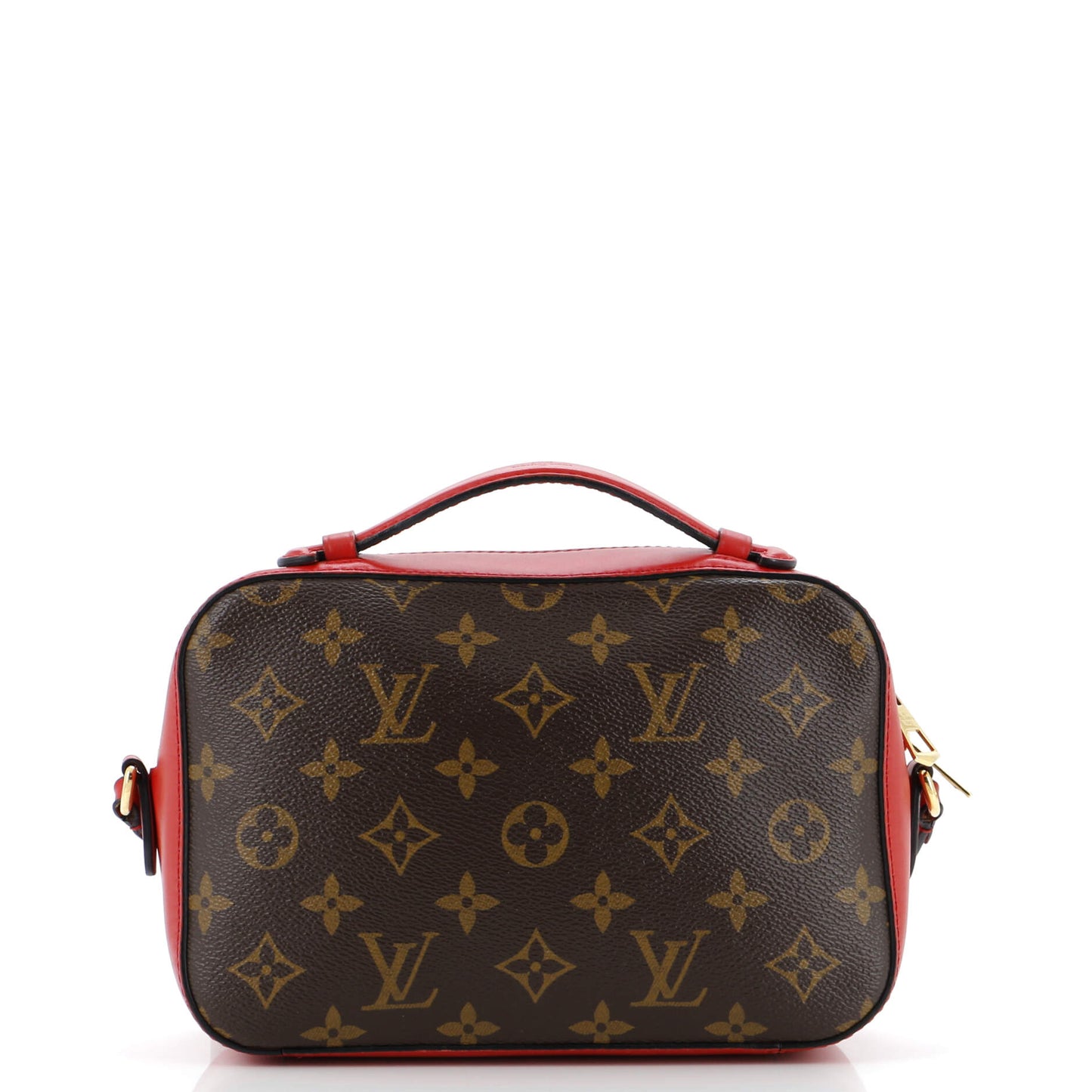 Louis Vuitton Saintonge Handbag Monogram Canvas with Leather