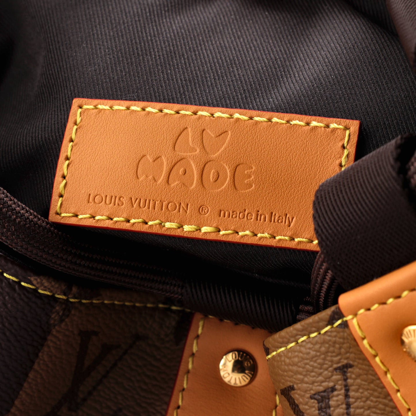 Louis Vuitton Nigo Randonnee Backpack Limited Edition Stripes Monogram Canvas